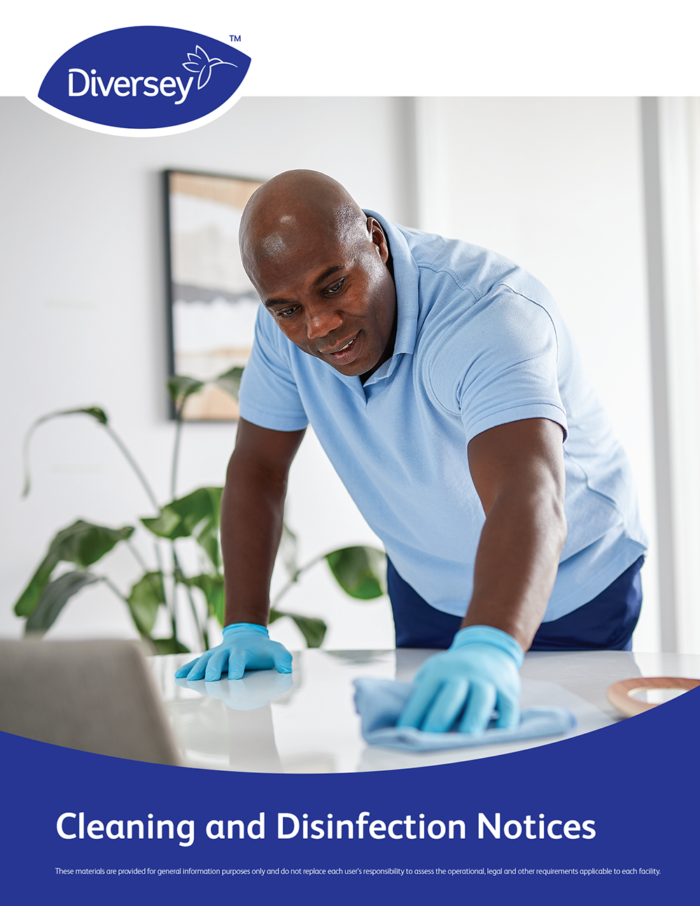 Cleaning and Disinfection Notices - Diversey LIT 84883-1
