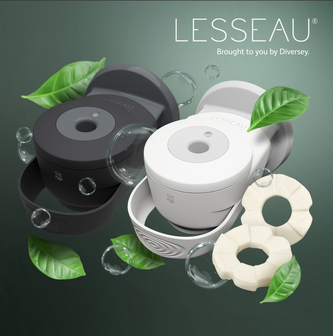LESSEAU Manual dispensers and bars composition